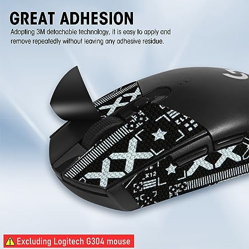 Verilux® Mouse Grip Tape for Logitech G102 G304 Gaming Mouse Skin Pre-Cut Self-Adhesive Sweat-Proof Fashion Pattern 3PCS Verilux® Mouse Grip Tape for Logitech G102 G304 Gaming Mouse Skin Pre-Cut Self-Adhesive Sweat-Proof Fashion Pattern 3PCS